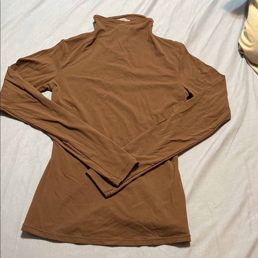 Women's SKIMS Brown Long Sleeve Top